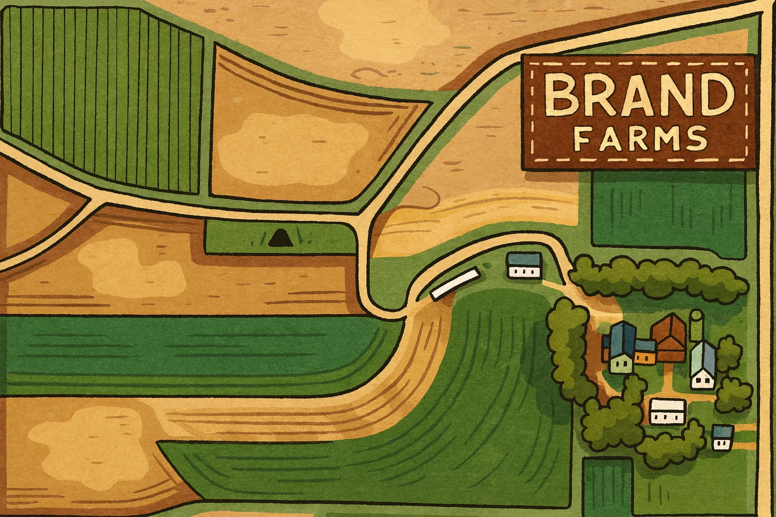 Brand Farms Map